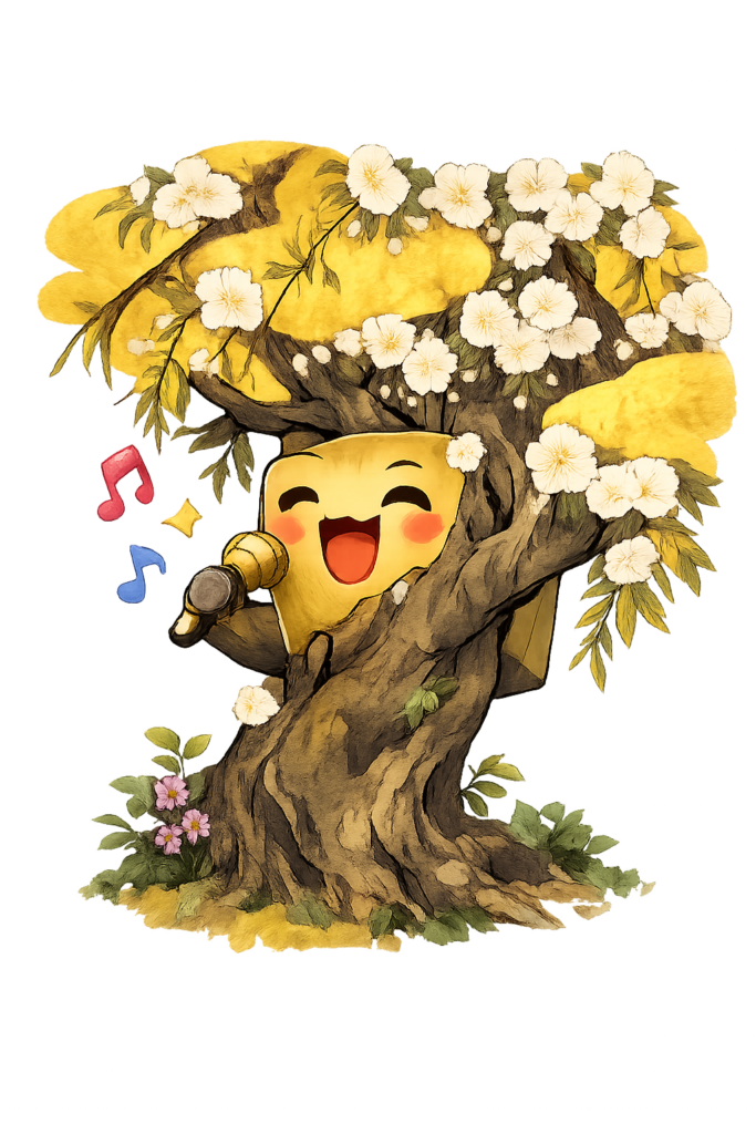 歌う金印と桜図