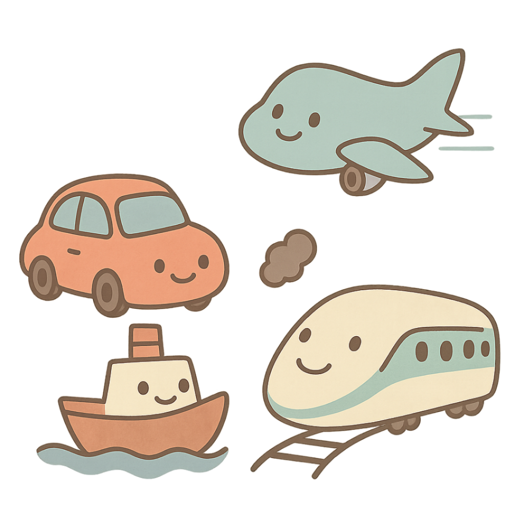 乗り物イラスト１