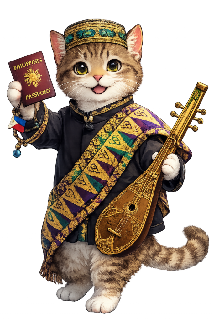 フィリピン　イラスト　猫