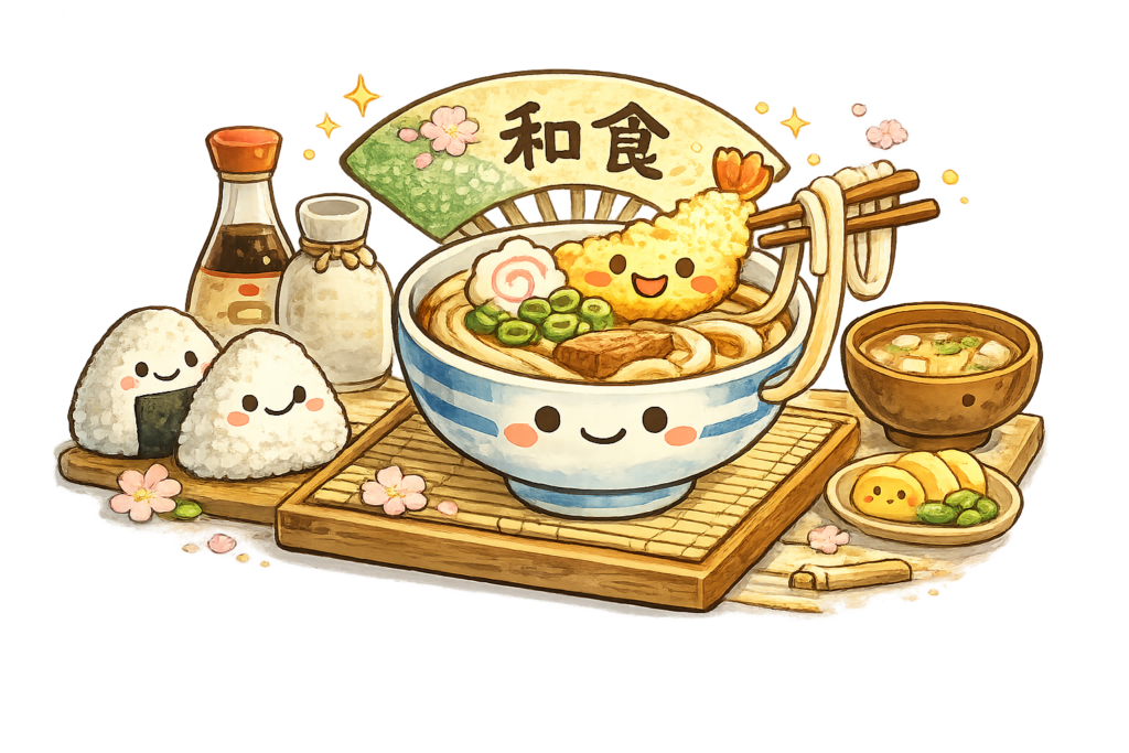 うどん, 定食, 和食, 麺