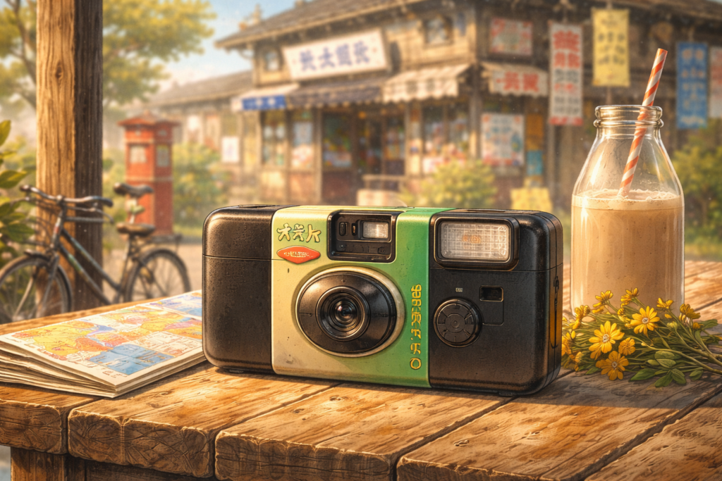 使い捨てカメラ 昭和 フィルムカメラ 写るんです 日本 旅行 レトロ 写真 アナログ